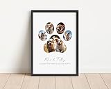 Dog Paw Print Photograph Print - In Memory Of Dog - A5, A4, A3 Prints & Framed