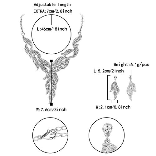 EVER FAITH Parure Gioielli Donna Cristallo