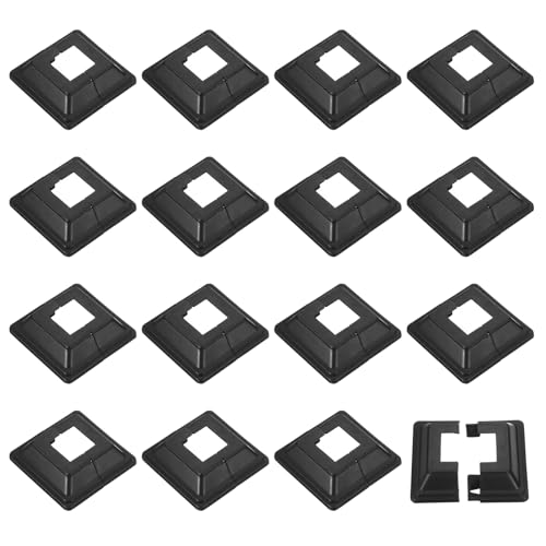 Cache-poteaux en plastique étanches 72x72 mm pour protéger durablement votre clôture