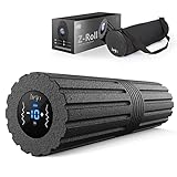ZINGTTO 17-inch Vibrating Foam Roller for Back. 10 Speeds 4000RPM High Intensity Electric Deep Tissu
