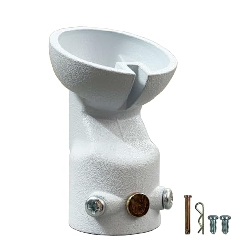 XMZALST Sloped Ceiling Fan Adapter for Sloped & Vaulted Ceilings up to 45 Black Ceiling Fan Bracket Mount Kit Ceiling Fan Mounting Bracket (White)