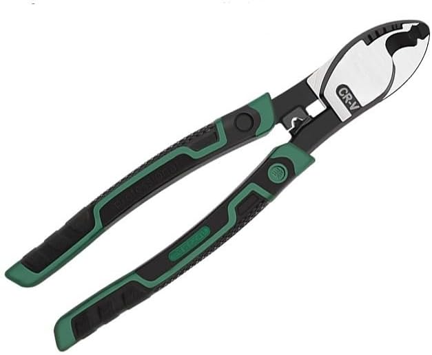 Wire Cutter Heavy Duty 8 Inch High Leverage Wire Cable Cutter Pliers Tool for Aluminum, Copper, Wire, Communications Cable