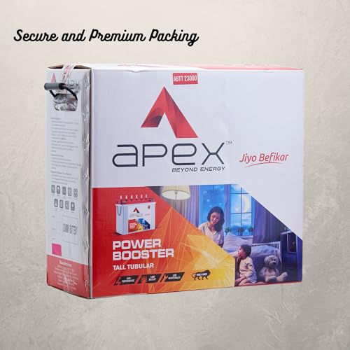 Image of APEX Battery ABTT 23000 225Ah, Recyclable Tall Tubular Inverter Battery for Home, Office & Shops | Best Inverter Battery | APEXBATT- Recyclable Battery