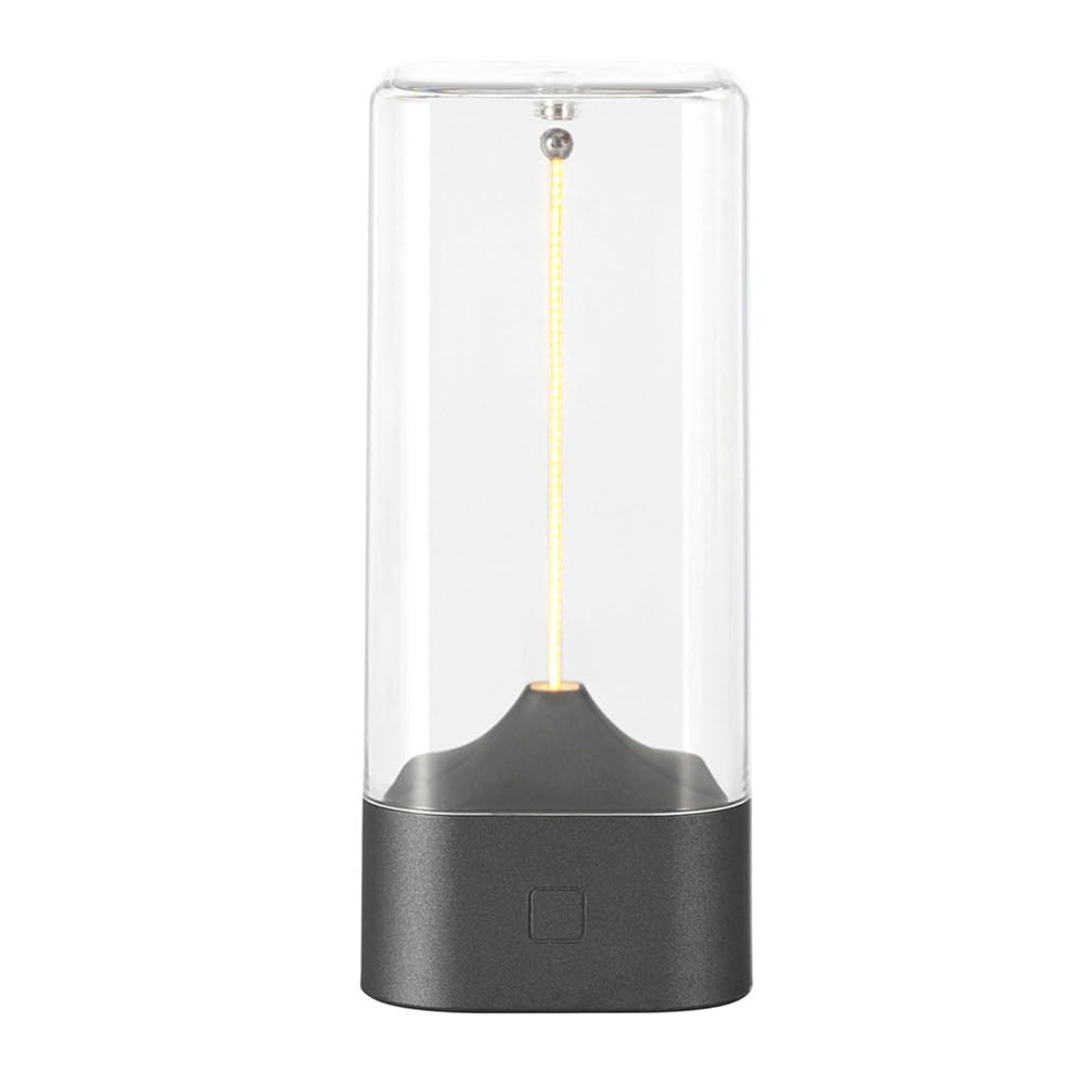 UDSKNV[KSL Camping Atmosphere Light LED Cordless Table Lamps 3 Levels Dimmable Rechargeable Magnetic Filament Wireless Lamp