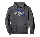 The Villages Florida FL Map Pullover Hoodie