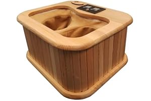 Solid Wood Far Infrared Heating Foot Sauna Barrel: Embrace Relaxation