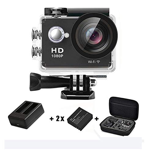 Action Camera 1080p 4K WiFi HD Underwater Camera Sport Action Cam Waterproof 12MP