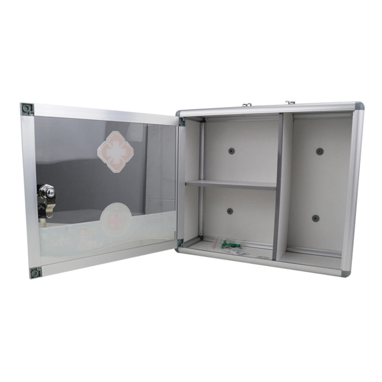 minkissy Botiquín De Caja De Emergencia Almacenamiento Aleación De Aluminio Asa