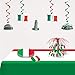 Italian Flag Mini Cascade Centerpiece Party Accessory (1 count) (1/Pkg)
