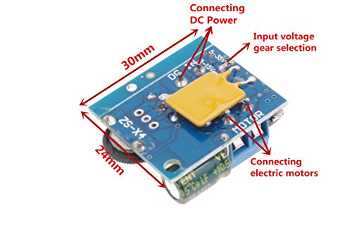 Smakn Motor Speed Control Dc3V-35V 5A 90W Pwm Adjustable Speed Regulator Switch (Dial Potentiometer Without Switch) #TOP6