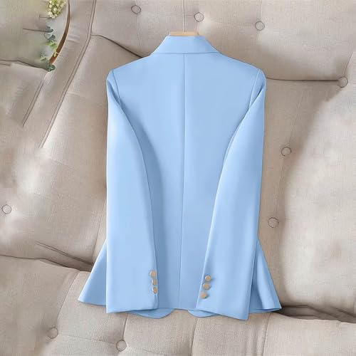 Womens Blazer Professional Button Down Lapel Collar Suit Jackets Long Sleeve Dressy Business Casual Blazer Tops3