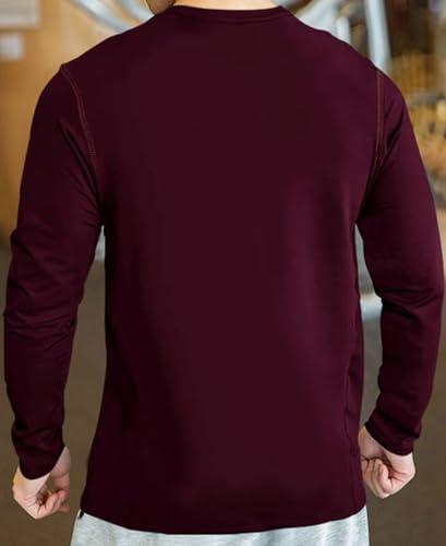 Image of AUSK Men Polyester Tshirt || Mens Full Sleeve Sports Regular Fit T-Shirt