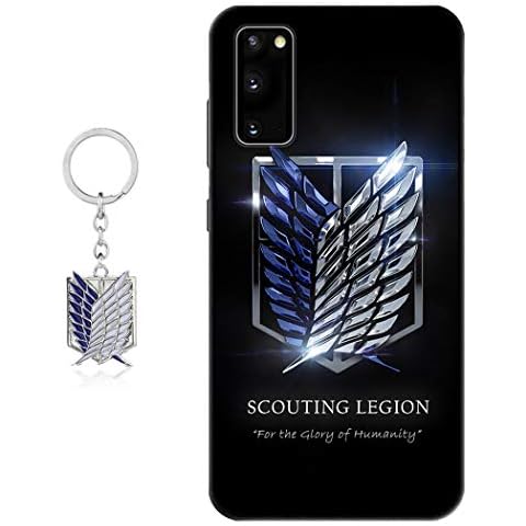 Staremeplz Compatible with Samsung Galaxy S21 Case Anime Design [with Figure Keychain], Soft Silicone Flexible TPU Animation Phone Case for Samsung Galaxy S21 Cover