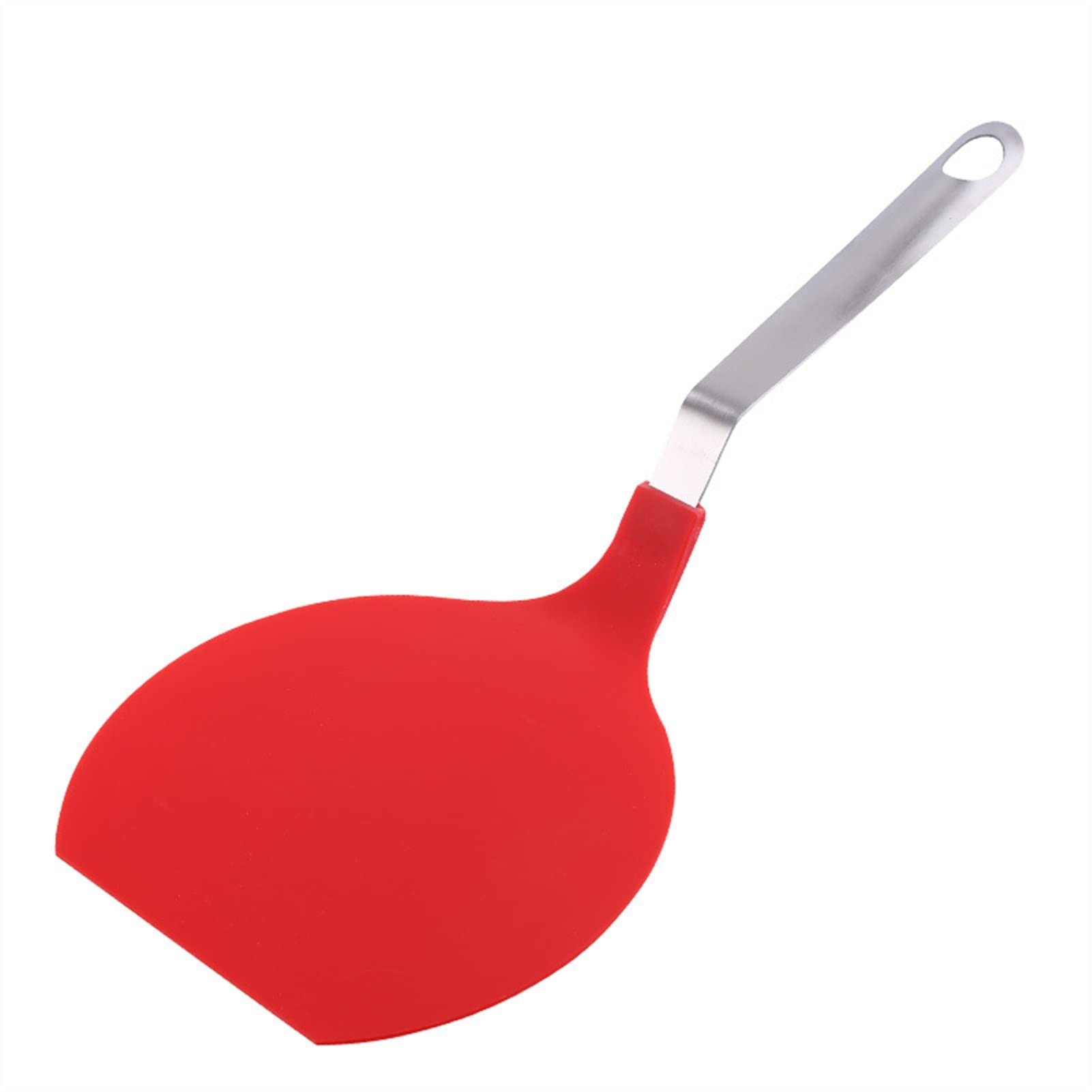 Acier Inoxydable Pizza Peels Cuisine Spatule Gâteau Lifter Plateau De Transfert pour Pizza Pain Gâteau Tarte Cuisson Pelle Ustensiles De Cuisine (Couleur : Rouge) (Noir)
