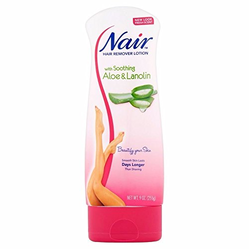 Nair Hair Remover Lotion Aloe & Lanolin 9 Ounce (266ml) (2 Pack)