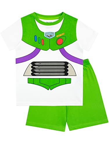 Disney Niño Toy Story Buzz Lightyear Pijama Corto Verde 2-3 años