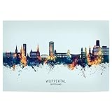 artboxONE Poster 30x20 cm Städte Wuppertal Skyline 