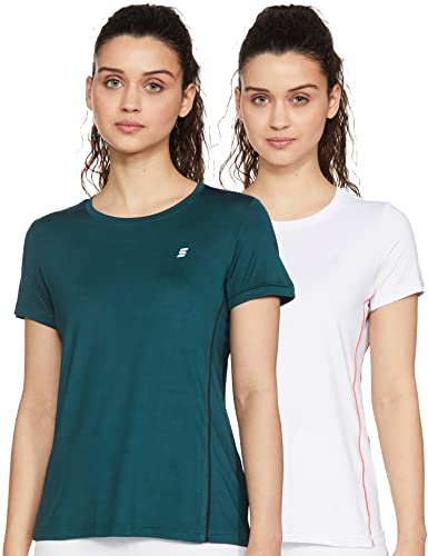 Image of Amazon Brand - Symactive Women T-Shirt (Pack of 2)