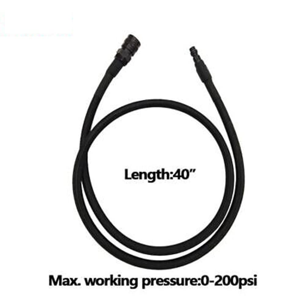 Regolatore a sfera per vernice, regolatore HPA MR GEN2 W Foster accoppiatore e tubo remoto compatibile con serbatoi standard HPA e SLP