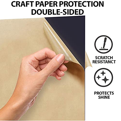 Image of XLNTTECH Black Cast Acrylic Sheet Opaque Plastic Sheet 12 inch x 20 inch x 1 /8 inch Thick for Signs, DIY Projects.