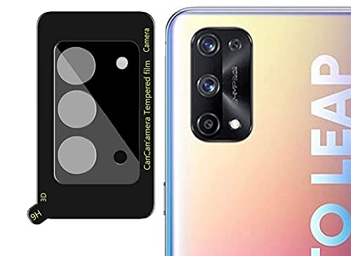 Image of 3D 9H Camera Lens Protecter Tempered Glass for Realme X7 Pro 5G (Black)
