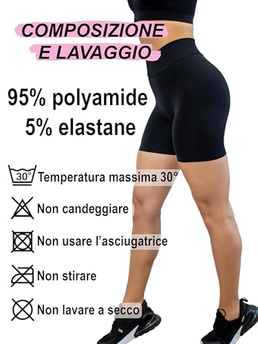 Short biker scrunch push-up confortable pour silhouette galbée sans compression