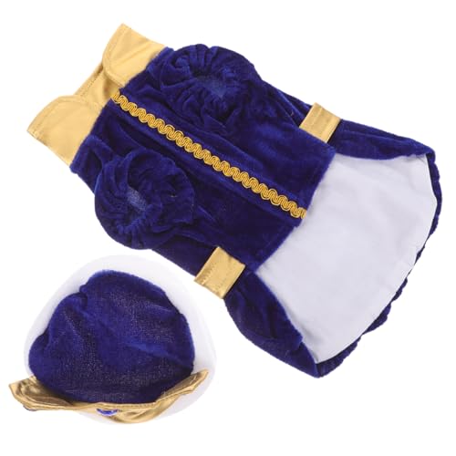 Disfraz Halloween para Perros Yardwe Azul Oscuro