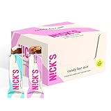 Picture of NICK'S Keto Chocolate Candy Bars – Coconut and Peanuts n' Fudge, Variety Pack, No Added Sugar, Low Carb, 180 Calories, Gluten-Free Sweets – 15-Pack (40g Each)