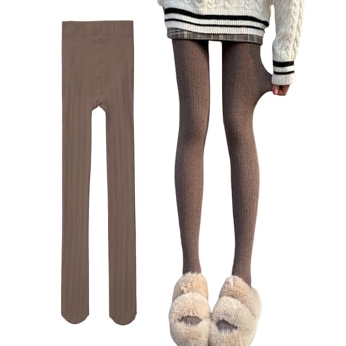 Medias de punto retorcidas para invierno ideales con faldas y vestidos informales 6