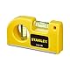 STANLEY Wasserwaage klein & magnetisch geeignet für Tasche - Taschenwasserwaage (magnetisch, horizontale/vertikale Libellen, Kunststoffgehäuse) 0-42-130