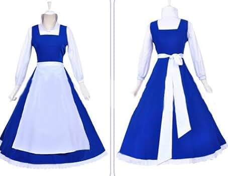 ディズニー 美女と野獣のベルのコスプレ衣装のセット Amazon.co.jp: [shibuya_cos_shop] ディズニー 美女と野獣 ベル