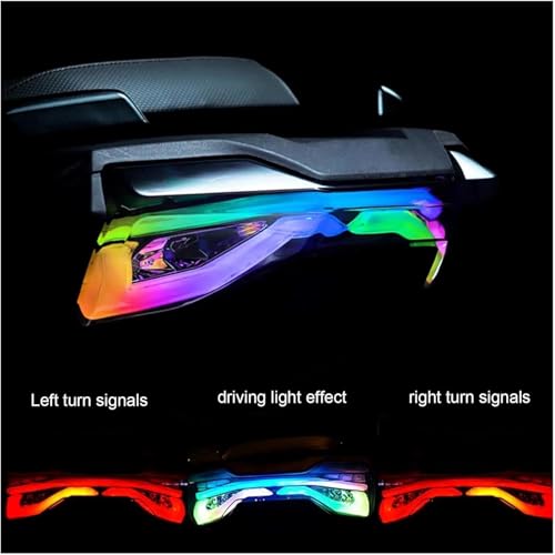 Luz Trasera para Motocicleta para conducir seguro de noche 5