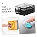 Uonlytech Outdoor Push Button Cover Durable Switch Protector for Electricians Household Machinery Use All Around Protection for Push Switches Easy to Install