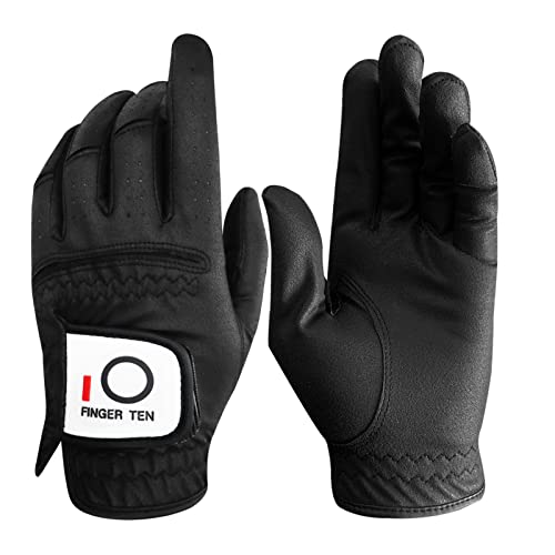 Veasaers Golf Gloves Men Right Handed Golfer Left Hand All Weather Grip Soft Comfortable Mens Golf Glove Fit Size Small Medium Ml Large Xl cover