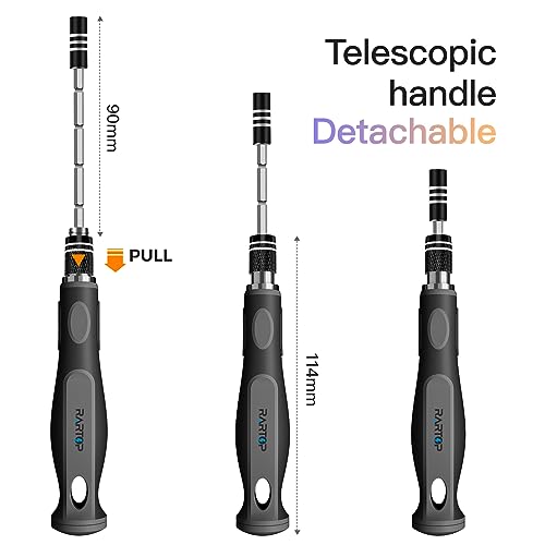 Rartop Screwdriver Set - Small Screwdriver Set With 30Pcs Precision Screwdriver Bits, Mini Phillips Slotted Hex Star Torx Bits For Watch, Glasses, Cell Phone, Switch, Laptop And Electronics Repair #TOP2