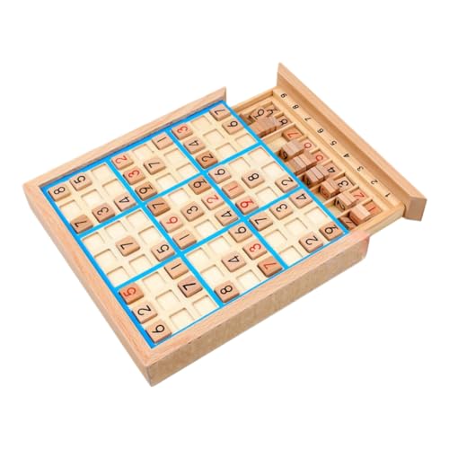 ナンプレ 数独 ボードゲーム ナンバープレース 木製パズル 知育玩具 脳トレ 学習ゲーム 算数 木製の数独九宮チェス 数遊び 卓上 引き出し番号思考タイル論理推論トレーニングクラシックテーブルのおもちゃ 数 高齢者 セット 引き出し数学脳の体操デスクトップ