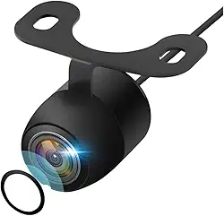 Câmera de Ré Automotiva Borboleta Universal HD Prova d’Água Estacionamento Noturna LED Frente Traseira Colorida Instalação Fácil Multimarcas Veicular