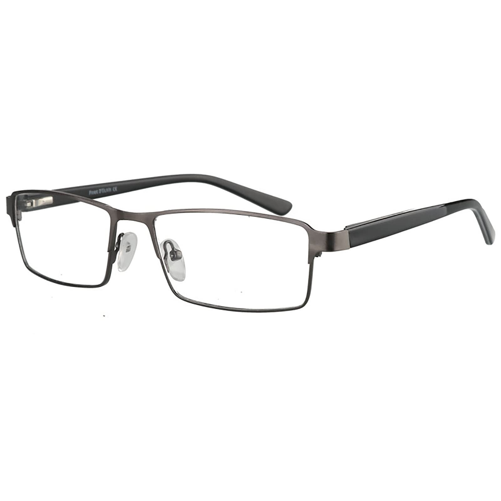 Bafafa Men's Grey /Wo Photochromic Reading Glasses,Lightweight Uv400 Sunglasses Eyewear,Readers Eyeglasses Anti Glare Eye Strain (Color : Gray, Size : +2.75)