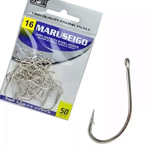 Kit 150 Anzol Marine Sports Maruseigo Nickel - 14, 16 E 18
