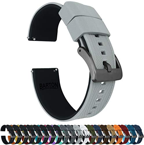 Image of BARTON Elite Silicone Watch Bands - Gold Buckle Quick Release