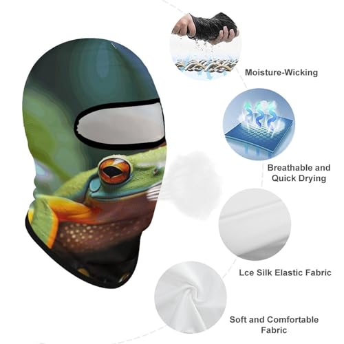 Balaclava para hombre, máscara para esquí y ciclismo, cubreboca térmico y transpirable para invierno miniatura 3