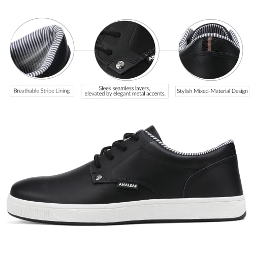 Image of ANALEAF Mens Casual Dress Shoes Fashion Sneakers
