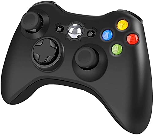 Wireless Controller for Xbox 360, YAEYE 2.4GHZ Gamepad Joystick Wireless Controller for Xbox 360 Console and PC Windows 7,8,10 (Black)