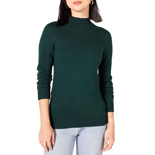 Amazon Essentials Damen Leichter Pullover mit Stehkragen (in Übergröße erhältlich)