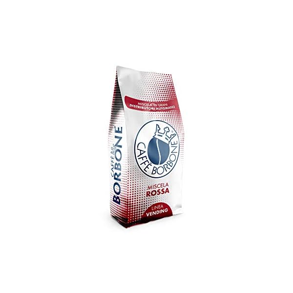 Caffè Borbone - 1 kg de Grains de Café Italienne - Mélange Rouge