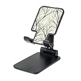 Hauteur/angle réglable : le support de téléphone portable en forme de branche d'arbre pour bureau est de 11,9 cm à 16 cm. Hauteur et angle réglables pour répondre à vos différents besoins, de sorte que vous pouvez profiter de l'apprentissage, des jeux, des vidéos et Facetime sans opération manuelle