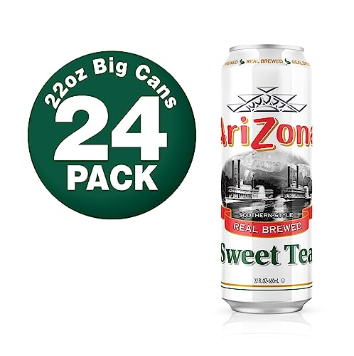 AriZona Sweet Tea - Big Can, 22 Fl Oz (Pack of 24)
