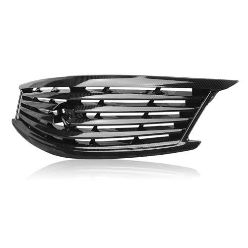 Parrilla delantera superior en negro mate para capó de Infiniti sedán 5