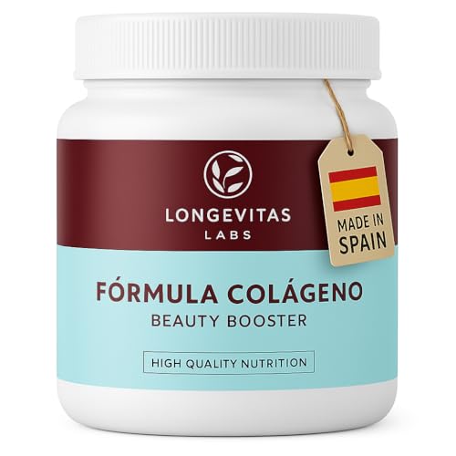 Colágeno con Magnesio y Acido hialuronico + CoQ10 + Vitamina C + Astaxantina + MSM + Zinc - Más de 30 Activos - Péptidos de Colágeno Verisol en Polvo para Piel - Cabello - Articulaciones y Uñas 300g