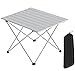 WOLTU Alu Campingtisch klappbar Falttisch mit Tragetasche, Aluminium Reisetisch, leichte Alu Tisch 56 * 46 * 40cm, tragbar für Camping Garten Balkon